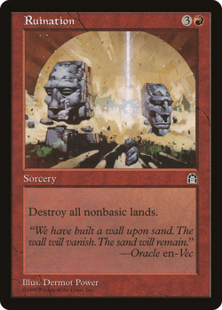Ruination (MP) Stronghold STH Magic MTG - Image 1