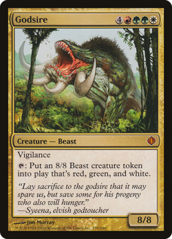 Godsire #170 (HP) Shards of Alara ALA Magic MTG - Image 1