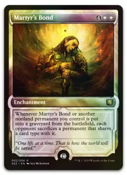 Martyr's Bond #2 (Foil) (NM) Signature Spellbook Gideon SS2 Magic MTG - Image 1