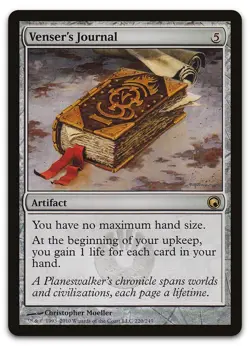 Venser's Journal #220 (LP) Scars of Mirrodin SOM Magic MTG - Image 1