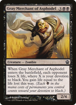 Gray Merchant of Asphodel #89 (HP) Theros THS Magic MTG - Image 1