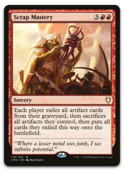 Scrap Mastery #116 (LP) Commander Anthology CM2 Magic MTG - Image 1