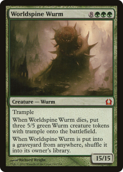 Worldspine Wurm #140 (MP) Return to Ravnica RTR Magic MTG - Image 1