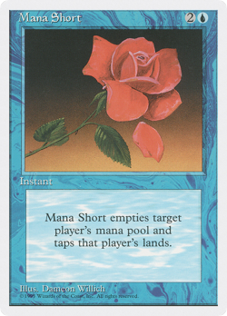 Mana Short (HP) Fourth Edition 4ED Magic MTG - Image 1