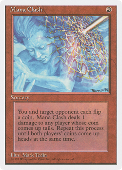 Mana Clash (HP) Fourth Edition 4ED Magic MTG - Image 1