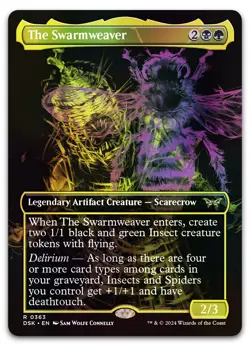 The Swarmweaver (Showcase) #363 (Foil) (NM) Duskmourn DSK Magic MTG - Image 1