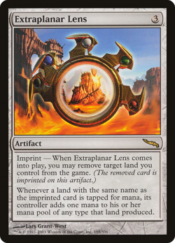 Extraplanar Lens #169 (HP) Mirrodin MRD Magic MTG - Image 1