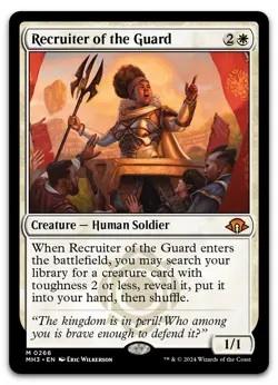 Recruiter of the Guard #266 (NM) Modern Horizons 3 MH3 Magic MTG - Image 1