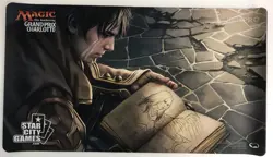 Star City Games Ultra Pro MTG Grand Prix Charlotte Playmat Pore Over the Pages - Image 1