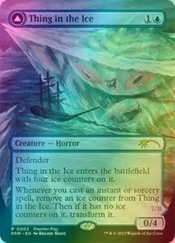 MTG - Thing in the Ice - Borderless - RCQ Promo PRM 0003 - Foil - NM - Image 1