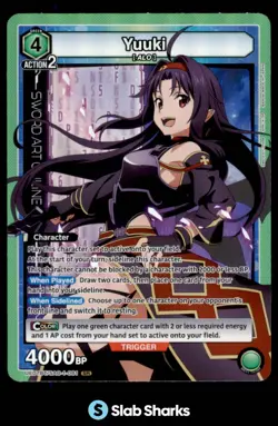 2024 UNION ARENA #UE07BT/SAO-1-081 YUUKI SWORD ART ONLINE SR HOLO - Image 1
