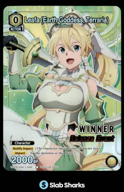 2024 UNION ARENA #UE07BT/SAO-1-081 LEAFA (EARTH GODDESS, TERRARIA) PROMO HOLO - Image 1