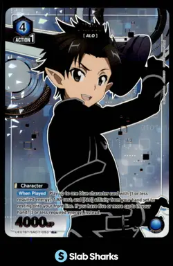 2024 UNION ARENA #UE07BT/SAO-1-053 KIRITO SWORD ALT ART ONLINE HOLO - Image 1