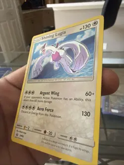 Pokemon TCG Shining Lugia SM82 Promo Holo Card Near Mint Condition - Image 2