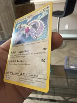 Pokemon TCG Shining Lugia SM82 Promo Holo Card Near Mint Condition - Image 4