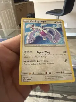 Pokemon TCG Shining Lugia SM82 Promo Holo Card Near Mint Condition - Image 5