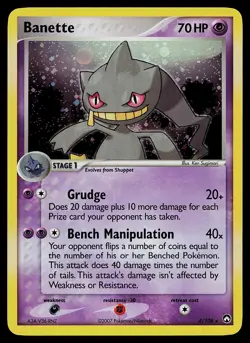 Pokemon Card - Banette Power Keepers 4/108 Holo Rare - Image 1