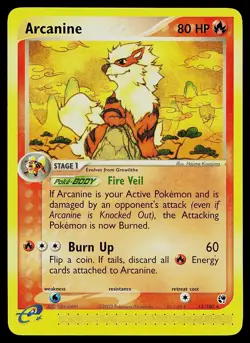Pokemon Card - Arcanine Sandstorm 15/100 Rare - Image 1