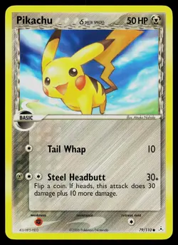 Pokemon Card - Pikachu Holon Phantoms 79/110 Common - Image 1