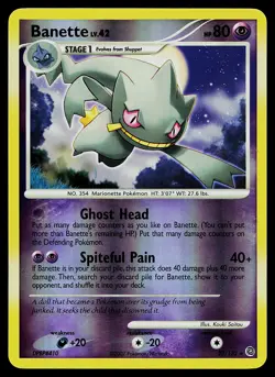Pokemon Card - Banette Secret Wonders 23/132 Rare Reverse Holo - Image 1