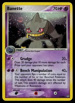Pokemon Card - Banette Power Keepers 4/108 Holo Rare - Image 1