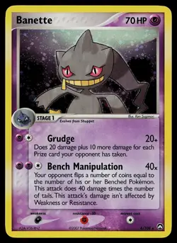 Pokemon Card - Banette Power Keepers 4/108 Holo Rare - Image 1