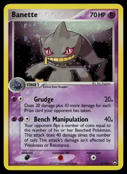 Pokemon Card - Banette Power Keepers 4/108 Holo Rare - Image 1