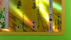 Pikachu 30/111 Reverse Holo Crimson Invasion Pokemon TCG NM Exact Card - Image 5