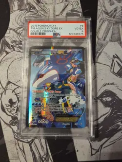 2015 Pokemon Xy Tm. Aqua's Kyogre Ex Double Crisis-fe Psa 4 - Image 1