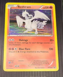 Pokemon Reshiram Promo Holo Black & White BW004 Basic 130 HP English 2011 - Image 1