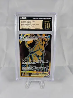 Ice Rider Calyrex VMAX [Holo] #TG29 Ultra Rare CGC Pristine Grade 10 (Pokemon) - Image 1