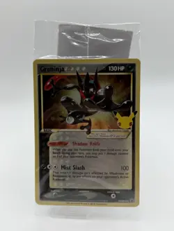 Pokemon TCG Greninja Swsh144 Promo Sword & Shield Sealed Promo Celebrations Mint - Image 1