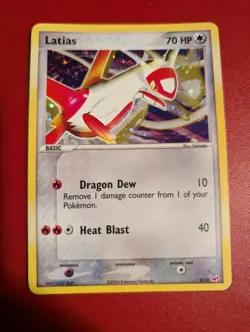 Pokemon TCG Latias 4/10 EX Trainer Kit Holo Rare Promo Great Condition - Image 1