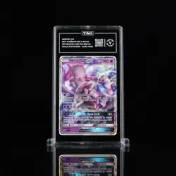 2019 POKEMON SM PROMO DETECTIVE PIKACHU #SM196 MEWTWO GX TAG VERIFIED - Image 1