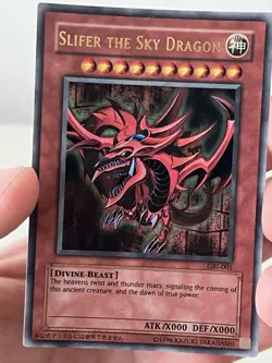Yu-Gi-Oh Slifer the Sky Dragon GBI-001 Promo Rare Mint+ Superb Condition - Image 5