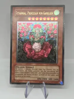 Yugioh! Tytannial, Princess of Camellias Ultimate Rare German CSOC-DE029 Unl LP - Image 1