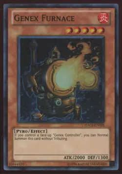 Yu-Gi-Oh! Genex Furnace #HA02-EN005 Unlimited Super Rare - Image 1