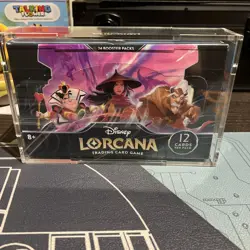 Disney Lorcana TCG Rise of the Floodborn Booster Box With Protector 4050368982711 - Image 1