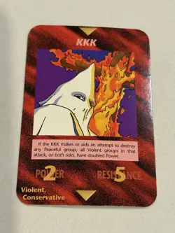 KKK INWO Illuminati New World Order Card Game Unlimited Common - Image 1