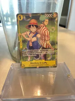 Bandai Monkey.D.Luffy OP10-111 promo Royal Blood Foil Rare One Piece CCG Card - Image 1