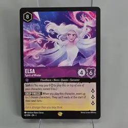 Lorcana First Chapter Elsa Spirit of Winter 42/204 Disney Card NM - Image 1