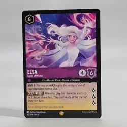 Lorcana First Chapter Elsa Spirit of Winter 42/204 Disney Card NM - Image 2