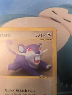 Pokemon TCG Rattata Card 128/165 Expedition E-Reader, LP 2002 - Image 4