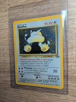 Ronflex / Snorlax French 11/64 Holo Jungle Pokemon Card TCG - 1999 LP - Image 1