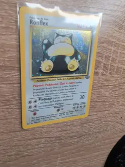 Ronflex / Snorlax French 11/64 Holo Jungle Pokemon Card TCG - 1999 LP - Image 4