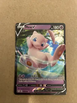 Pokemon Darkness Ablaze Holo Ultra Rare TCG Card #069/189 Mew V - Image 1