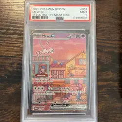 Mew ex 053 Sv: Scarlet & Violet Promo Cards Holo PSA 9 - Image 1