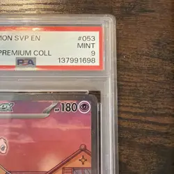 Mew ex 053 Sv: Scarlet & Violet Promo Cards Holo PSA 9 - Image 3