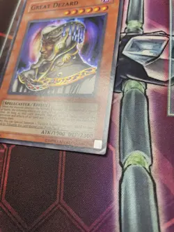 Yugioh! Great Dezard DB2-EN220 Super Rare VLP - Image 2