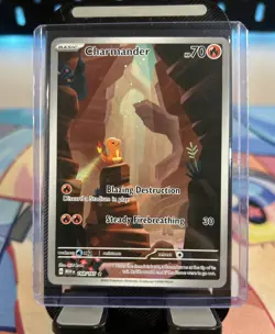 Pokemon Charmander TCG Scarlet Violet 151 Card 168/165 NM Gen 1 Starter NM - Image 1